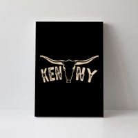 Vintage Kenny First Name Proud Funny Costume Name Happily Canvas