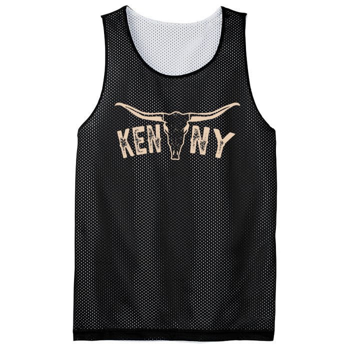 Vintage Kenny First Name Proud Funny Costume Name Happily Mesh Reversible Basketball Jersey Tank