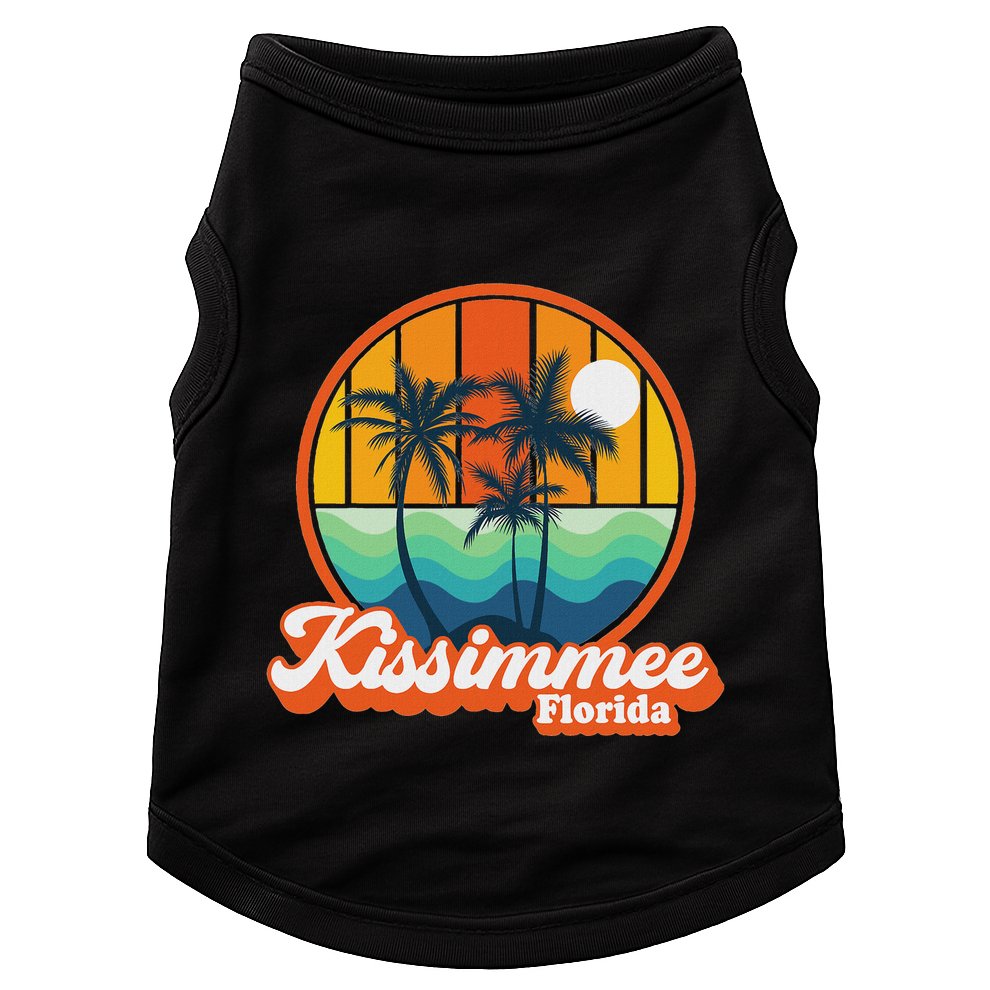 Vintage Kissimmee Florida Summer Vacation Beach Souvenirs Doggie Tank