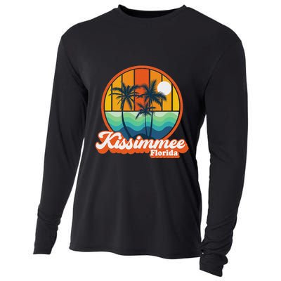Vintage Kissimmee Florida Summer Vacation Beach Souvenirs Cooling Performance Long Sleeve Crew