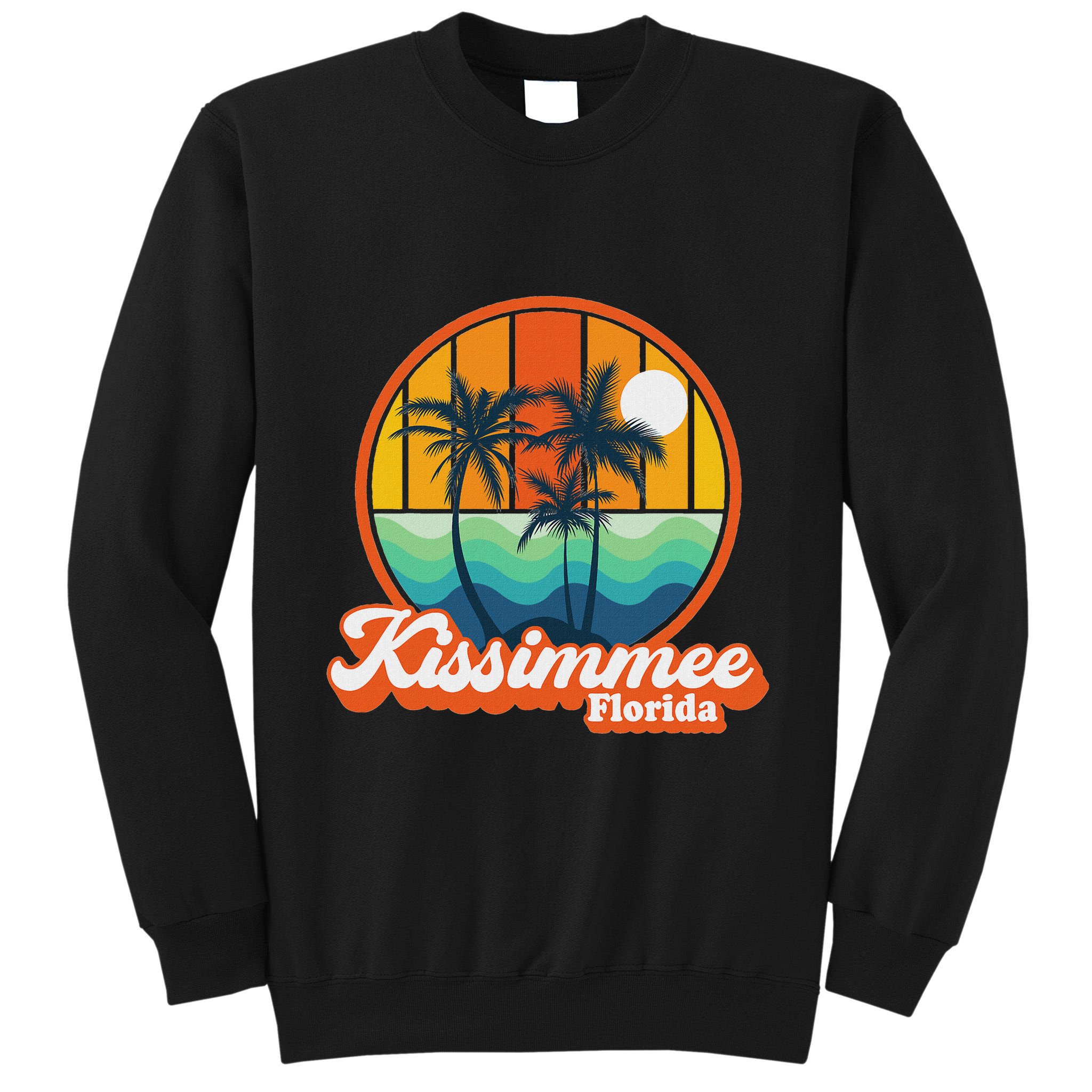 Vintage Kissimmee Florida Summer Vacation Beach Souvenirs Tall Sweatshirt