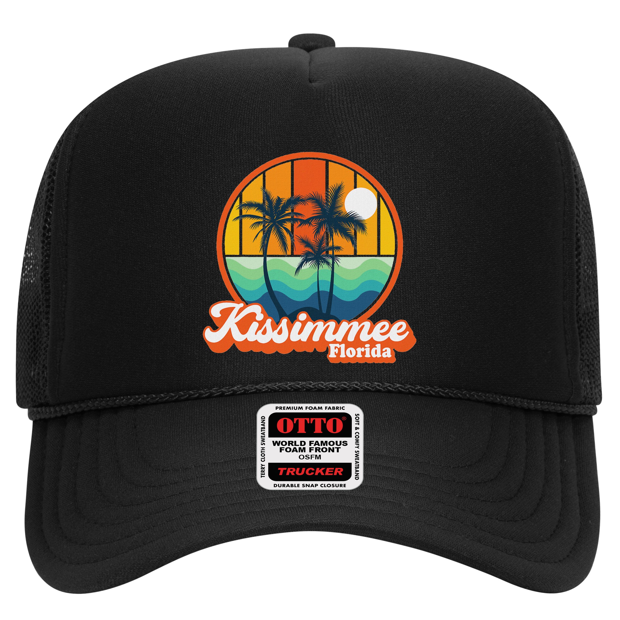 Vintage Kissimmee Florida Summer Vacation Beach Souvenirs Hat