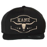 Vintage Kane First Name Personalized Retro 80s Wool Snapback Cap