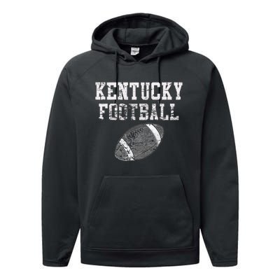 Vintage Kentucky Football Performance Fleece Hoodie