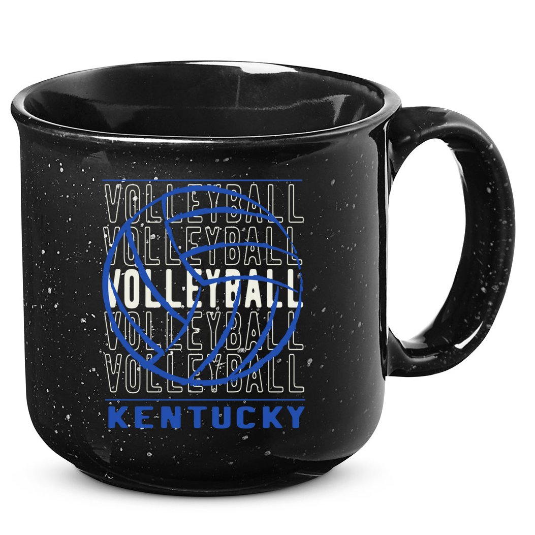 Volleyball Kentucky Gift 15oz Campfire Ceramic Mug