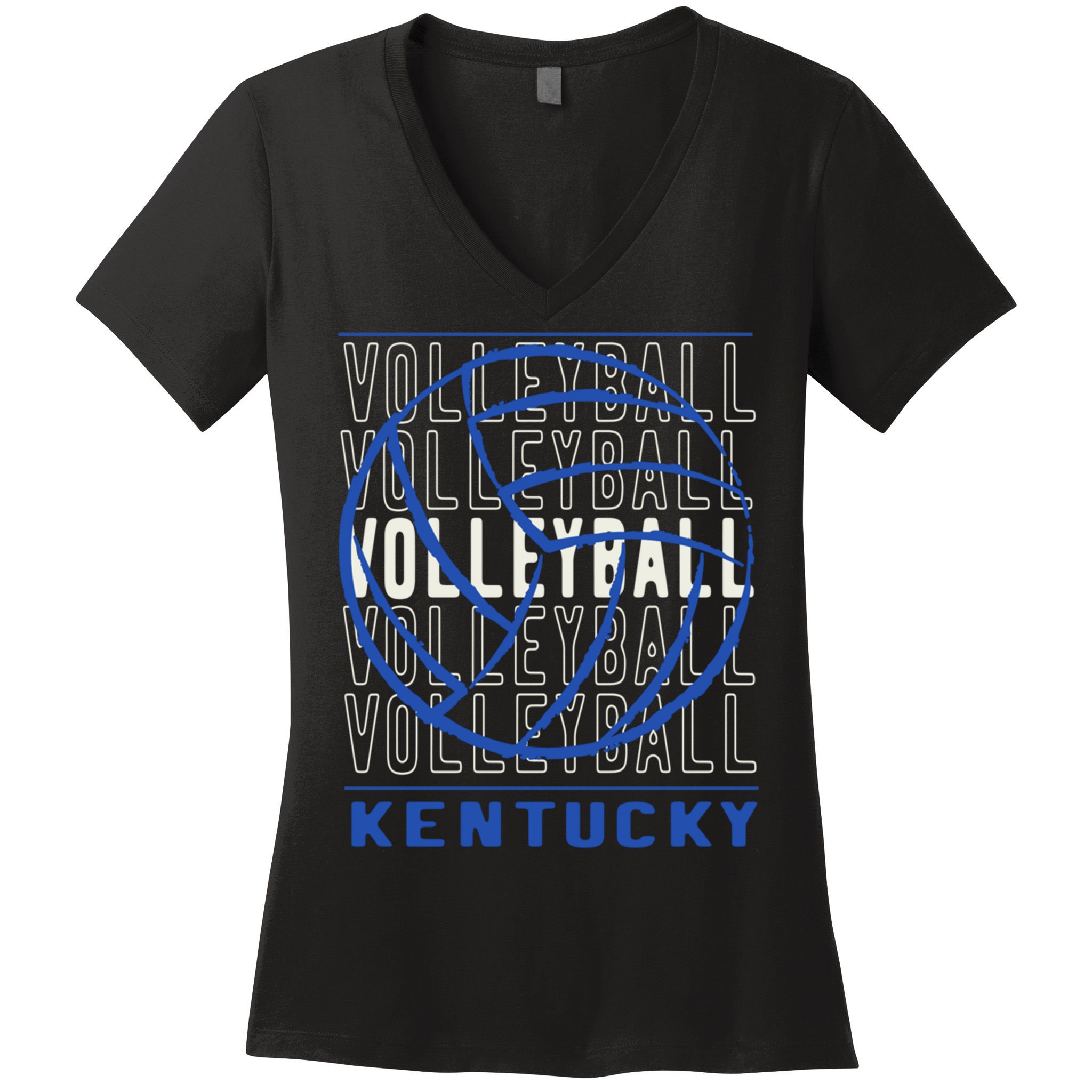 Volleyball Kentucky Gift Women's V-Neck T-Shirt