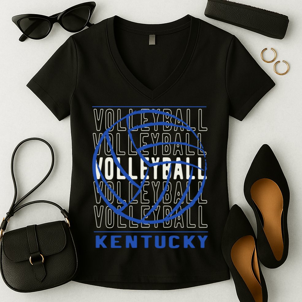 Volleyball Kentucky Gift Women's V-Neck T-Shirt