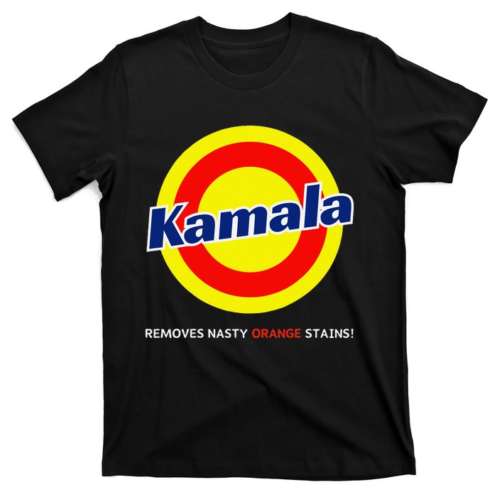 Vote Kamala Harris Removes Nasty Orange Stains Detergent Fun T-Shirt