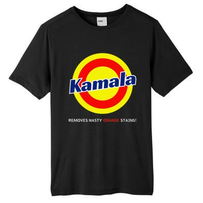 Vote Kamala Harris Removes Nasty Orange Stains Detergent Fun Tall Fusion ChromaSoft Performance T-Shirt