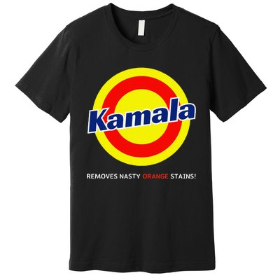 Vote Kamala Harris Removes Nasty Orange Stains Detergent Fun Premium T-Shirt