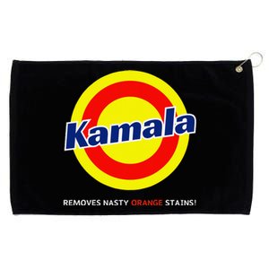 Vote Kamala Harris Removes Nasty Orange Stains Detergent Fun Grommeted Golf Towel