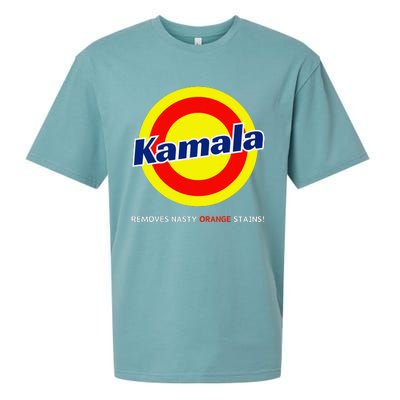 Vote Kamala Harris Removes Nasty Orange Stains Detergent Fun Sueded Cloud Jersey T-Shirt