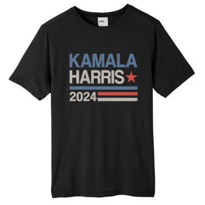 Vintage Kamala Harris 2024 For President Election Campaign Gift Tall Fusion ChromaSoft Performance T-Shirt