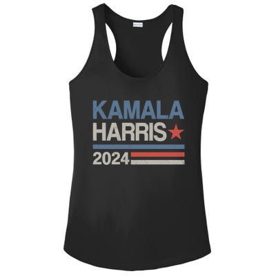 Vintage Kamala Harris 2024 For President Election Campaign Gift Ladies PosiCharge Competitor Racerback Tank