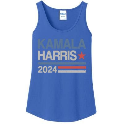 Vintage Kamala Harris 2024 For President Election Campaign Gift Ladies Essential Tank