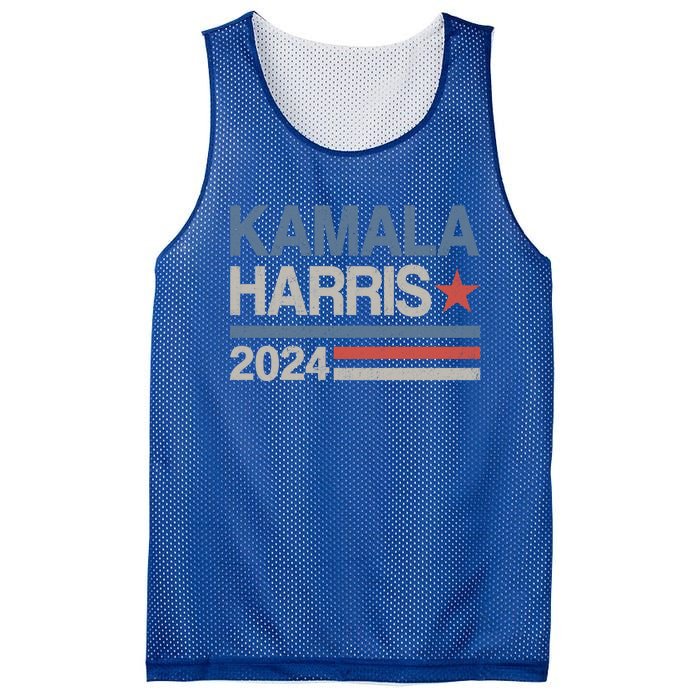 Vintage Kamala Harris 2024 For President Election Campaign Gift Mesh Reversible Basketball Jersey Tank