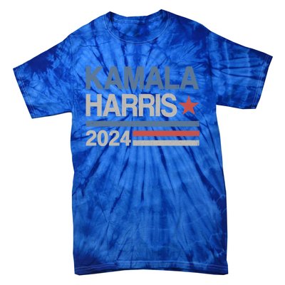 Vintage Kamala Harris 2024 For President Election Campaign Gift Tie-Dye T-Shirt