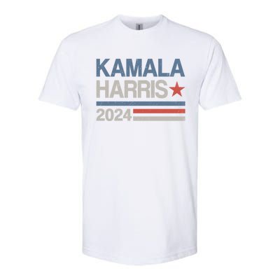 Vintage Kamala Harris 2024 For President Election Campaign Gift Softstyle CVC T-Shirt