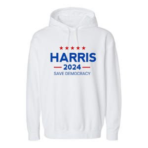 Vote Kamala Harris For Presidential Election 2024 Garment-Dyed Fleece Hoodie