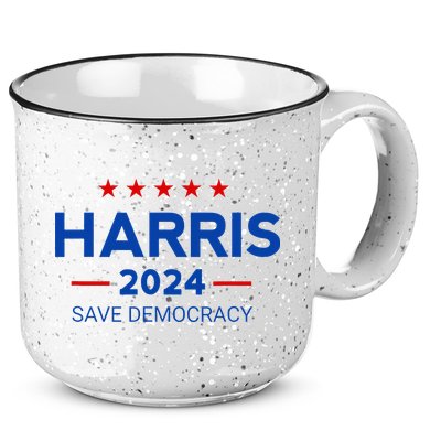 Vote Kamala Harris For Presidential Election 2024 15oz Campfire Ceramic Mug