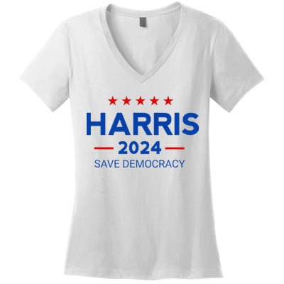 Vote Kamala Harris For Presidential Election 2024 Women's V-Neck T-Shirt