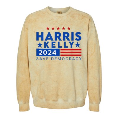 Vote Kamala Harris Mark Kelly V.P Vice President 47th 2024 Colorblast Crewneck Sweatshirt