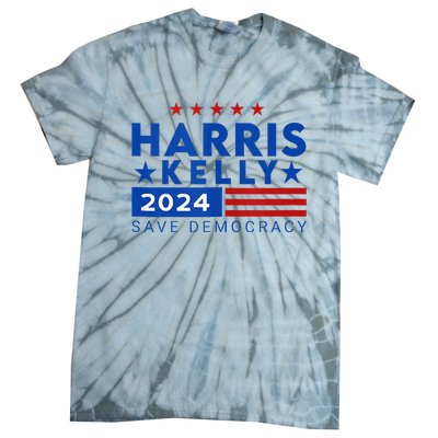 Vote Kamala Harris Mark Kelly V.P Vice President 47th 2024 Tie-Dye T-Shirt