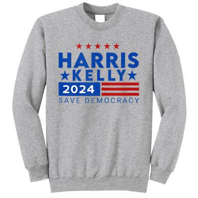 Vote Kamala Harris Mark Kelly V.P Vice President 47th 2024 Tall Sweatshirt