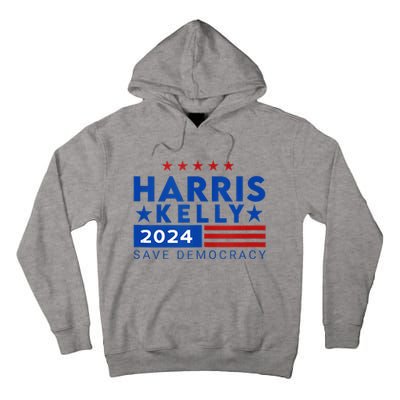 Vote Kamala Harris Mark Kelly V.P Vice President 47th 2024 Tall Hoodie