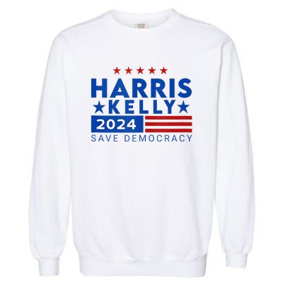 Vote Kamala Harris Mark Kelly V.P Vice President 47th 2024 Garment-Dyed Sweatshirt