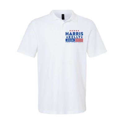 Vote Kamala Harris Mark Kelly V.P Vice President 47th 2024 Softstyle Adult Sport Polo