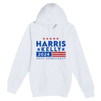 Vote Kamala Harris Mark Kelly V.P Vice President 47th 2024 Premium Pullover Hoodie