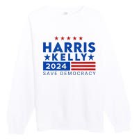 Vote Kamala Harris Mark Kelly V.P Vice President 47th 2024 Premium Crewneck Sweatshirt