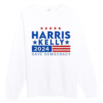 Vote Kamala Harris Mark Kelly V.P Vice President 47th 2024 Premium Crewneck Sweatshirt