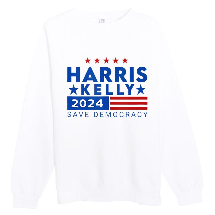 Vote Kamala Harris Mark Kelly V.P Vice President 47th 2024 Premium Crewneck Sweatshirt