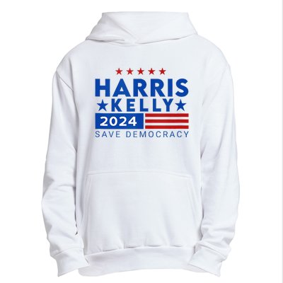 Vote Kamala Harris Mark Kelly V.P Vice President 47th 2024 Urban Pullover Hoodie