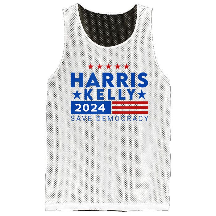 Vote Kamala Harris Mark Kelly V.P Vice President 47th 2024 Mesh Reversible Basketball Jersey Tank