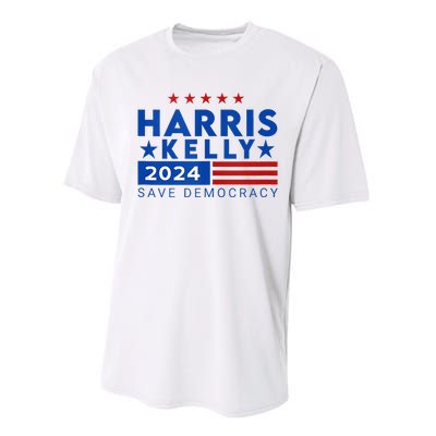 Vote Kamala Harris Mark Kelly V.P Vice President 47th 2024 Performance Sprint T-Shirt