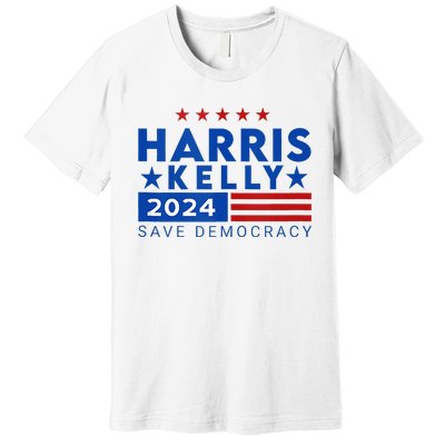 Vote Kamala Harris Mark Kelly V.P Vice President 47th 2024 Premium T-Shirt