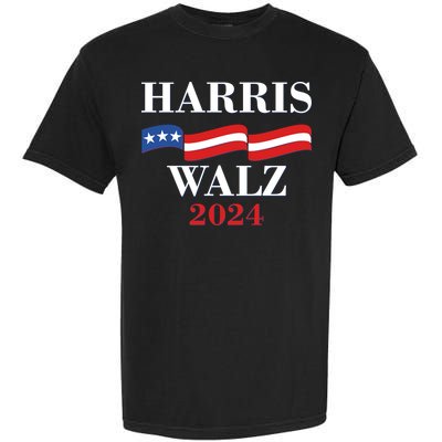Vote Kamala Harris Tim Walz 2024 Election Garment-Dyed Heavyweight T-Shirt