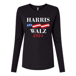 Vote Kamala Harris Tim Walz 2024 Election Womens Cotton Relaxed Long Sleeve T-Shirt