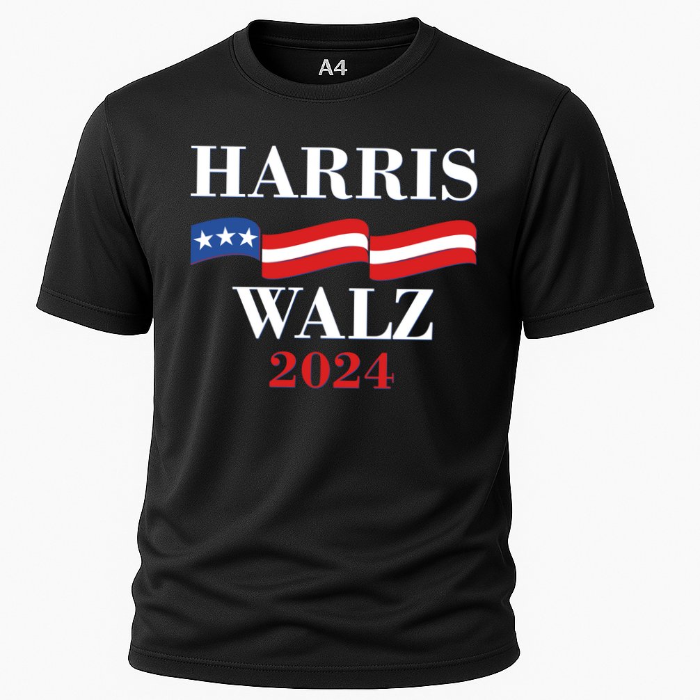 Vote Kamala Harris Tim Walz 2024 Election Cooling Performance Crew T-Shirt