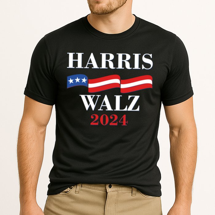 Vote Kamala Harris Tim Walz 2024 Election Cooling Performance Crew T-Shirt
