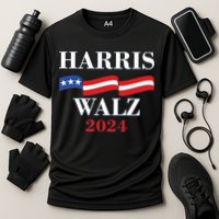 Vote Kamala Harris Tim Walz 2024 Election Cooling Performance Crew T-Shirt