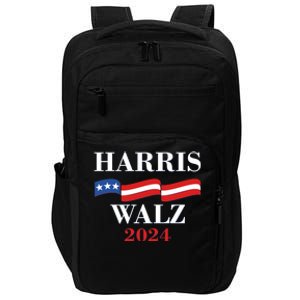 Vote Kamala Harris Tim Walz 2024 Election Impact Tech Backpack