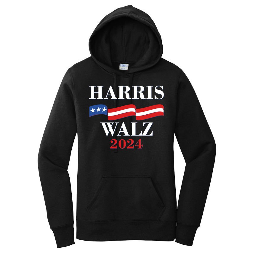 Vote Kamala Harris Tim Walz 2024 Election Women's Pullover Hoodie