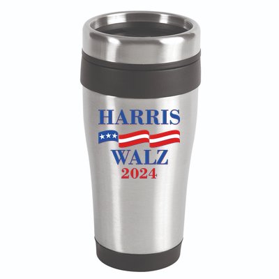 Vote Kamala Harris Tim Walz 2024 Election 16oz Travel Tumbler