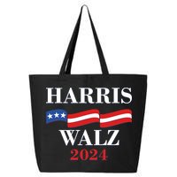 Vote Kamala Harris Tim Walz 2024 Election 25L Jumbo Tote