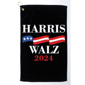 Vote Kamala Harris Tim Walz 2024 Election Platinum Collection Golf Towel