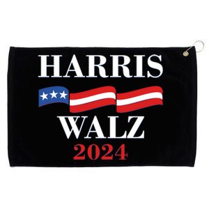 Vote Kamala Harris Tim Walz 2024 Election Grommeted Golf Towel